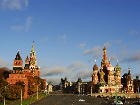 View of the Kremlin from Moscow river, Russia