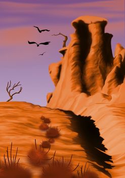 Prairie - Background Illustration