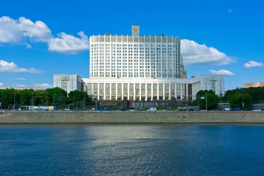 White House of parliament in Moscow, Russia