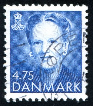 DENMARK - CIRCA 1998: stamp printed by Denmark, shows Queen Margrethe, circa 1998