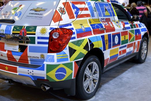 New Chevrolet Equinox shown at The 2014 Montreal International Auto Show  at the Palais des Congres de Montreal - 46th Edition    