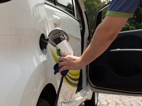 Charging of an electric car