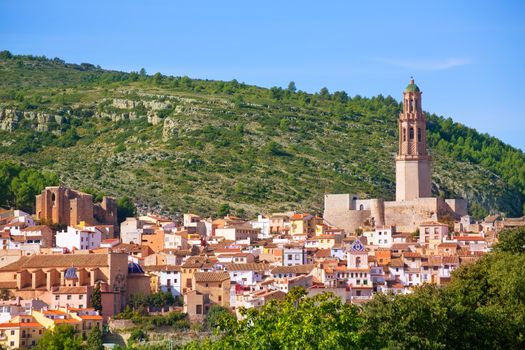 Jerica Castellon village skyline in Alto Palancia of Spain Valencian Community