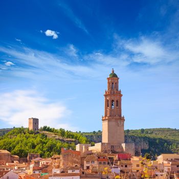 Jerica Castellon village skyline in Alto Palancia of Spain Valencian Community