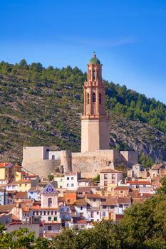 Jerica Castellon village skyline in Alto Palancia of Spain Valencian Community