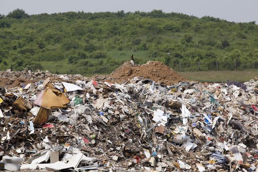 A landfill site