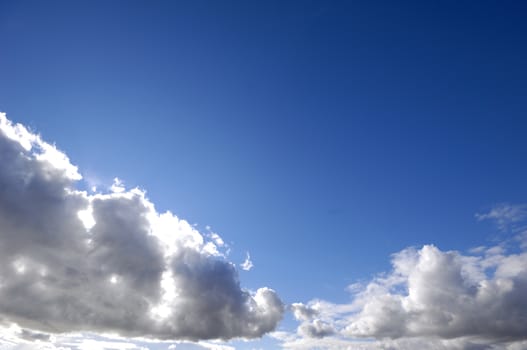Cloudscape and blue sky