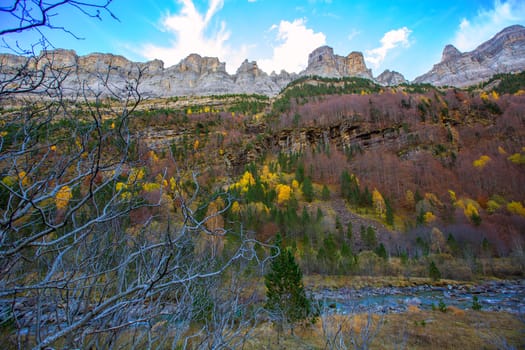 Faja de Pelay in Ordesa valley Pyrenees Huesca Aragon Spain