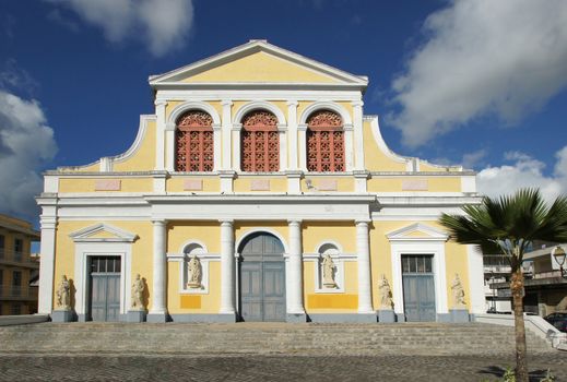 Historic Basilica of Pointe-a-Pitre, Guadeloupe, Caribbean