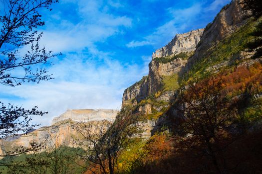 Mondarruego Galinero Tozal de Mayo Pyrenees in Valle de Ordesa valley Huesca Aragon at Spain