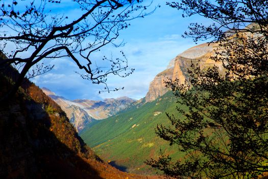 Mondarruego Galinero Tozal de Mayo Pyrenees in Valle de Ordesa valley Huesca Aragon at Spain