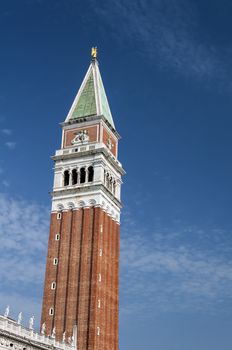 St Mark's Campanile, Campanile di San Marco and Palazzo Ducale, Venice.