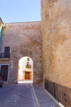 Segorbe Castellon Torre de la Carcel Portal de Teruel in Spain Valencian Community