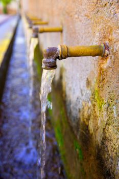 Segorbe fuente de los 50 canos fountain Castellon in Spain Valencian Community