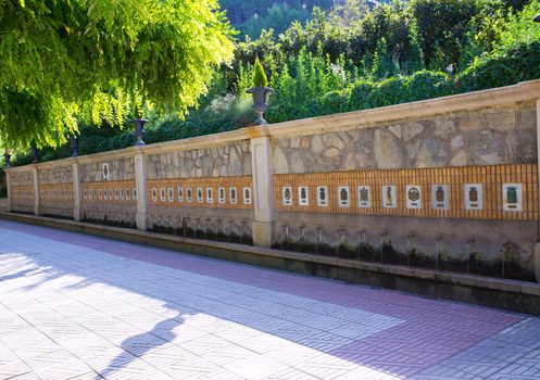 Segorbe fuente de los 50 canos fountain Castellon in Spain Valencian Community