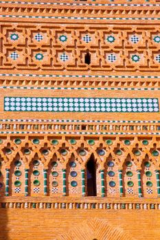 Aragon Teruel Torre de San Martin Mudejar detail UNESCO heritage in Spain