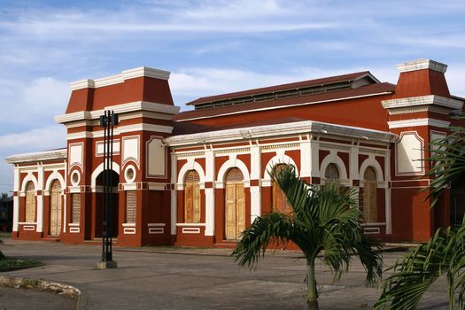 Old railway station, Granada, Nicaragua, Central America