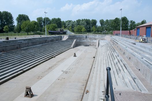 the only working drydock in holland called Jan Blanken droogdok