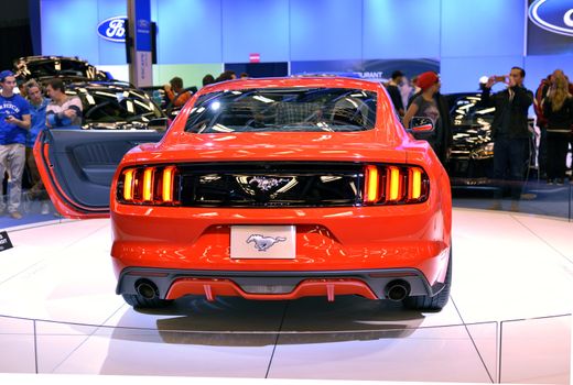 New Ford Mustang shown at The Montreal International Auto Show  at the Palais des Congres de Montreal 46th Edition