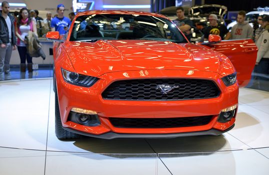 New Ford Mustang shown at The Montreal International Auto Show  at the Palais des Congres de Montreal 46th Edition