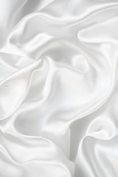 Smooth elegant white silk can use as wedding background 