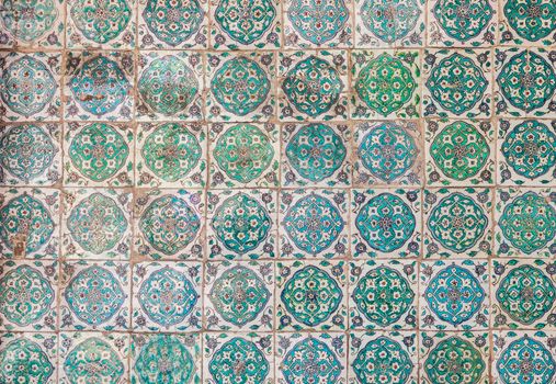 Detail of Turkish Tile from Ottoman Era Istanbul