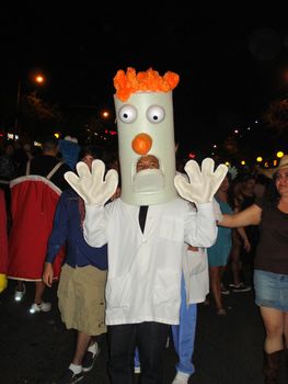 Halloween Party-goers at the 2009 West Hollywood Halloween Carnival, Various Locations, West Hollywood, CA. 10-31-09