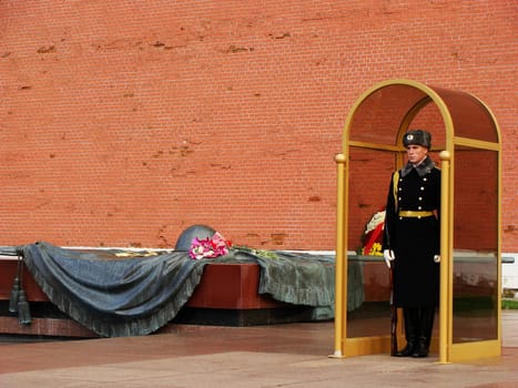 Honor Guard at Tomb of the Unknown Soldier, Moscow, Russia