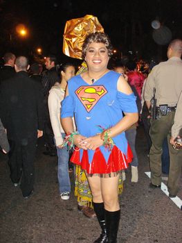 Halloween Party-goers at the 2009 West Hollywood Halloween Carnival, Various Locations, West Hollywood, CA. 10-31-09