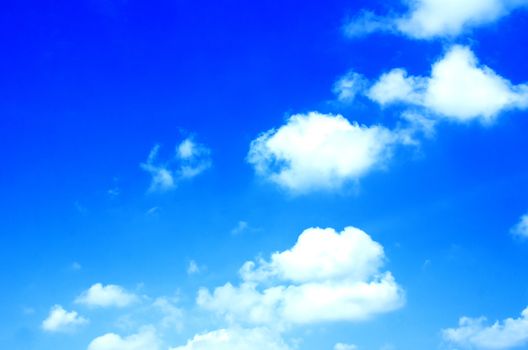 Blue Sky and cloud, background