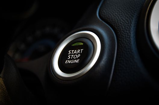 Engines Start stop button, car start