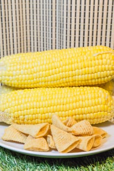 crisp corn,processed products food.