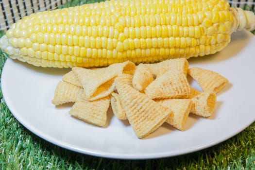 crisp corn,processed products food.