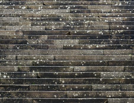 Ancient stone stairs detail