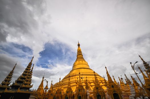 Yangon Myanmar Shwedagon Pagoda Temple  (Burma)