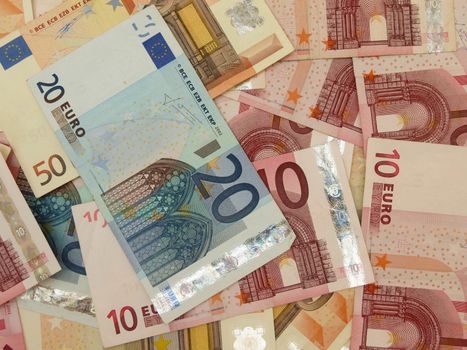 Euro (EUR) banknotes - legal tender of the European Union