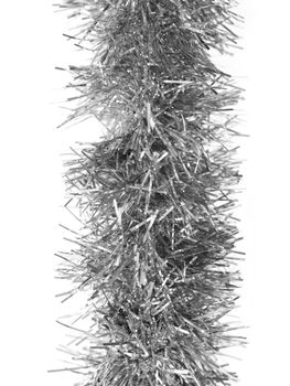 A close up shhot of christmas tinsel