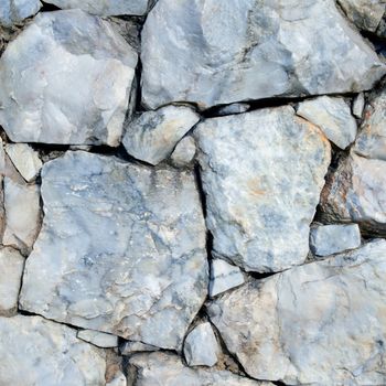 Closeup of stone wall background and texture