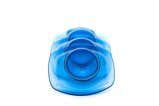 Blue Plastic Egg Cups