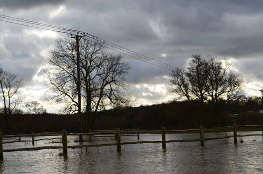 England Winter 2014 and Great Britain experienced the worst rain storms for over 200 years causing wide spread flooding.