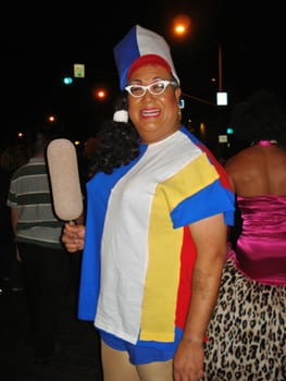 Halloween Party-goers at the 2009 West Hollywood Halloween Carnival, Various Locations, West Hollywood, CA. 10-31-09