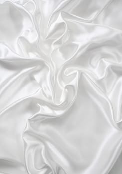 Smooth elegant white silk can use as wedding background
