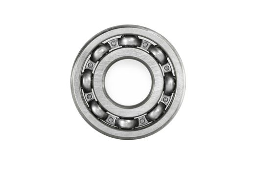 a ball bearing, isolated over white