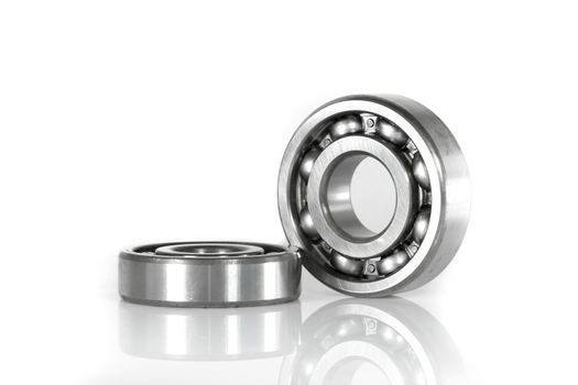 ball bearing, isolated over white