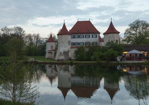 The castle was built between two arms of the River Wurm for Duke Albert III, Duke of Bavaria in 1438–39 as a hunting-lodge, replacing an older castle burned down in war.