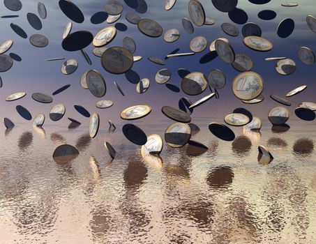 digital visualization: it��s raining money
