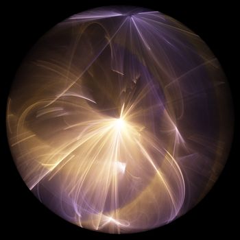 Digital Illustration of a fractal Structure