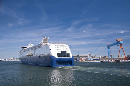 Port of Kiel in Germany