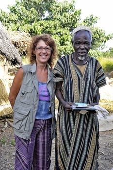 a French tourist makes a visit to a village in Burkina Faso and befriends the village chief