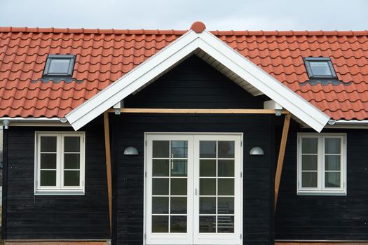 Modern style designed private wooden home summer house                               